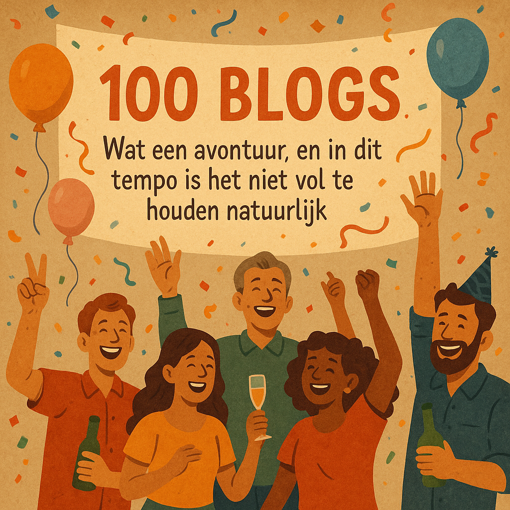 100 Mijlpaal: blog nummer 100!!